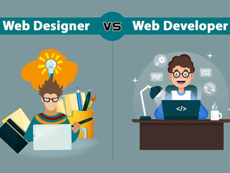 Web Design vs, web development